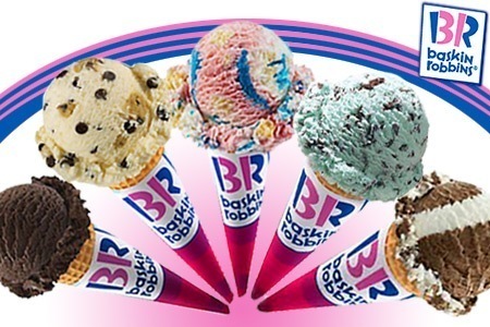 Baskin Robbins - Barrie: 2-for-1 Single Scoop Cone | Funclips